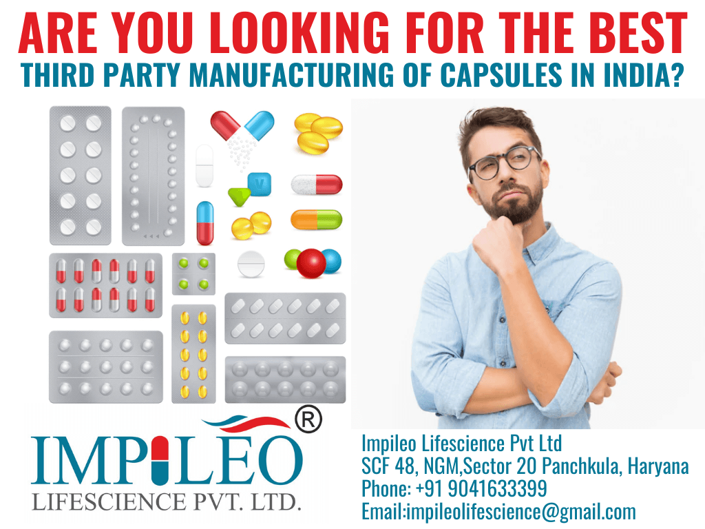 Best Third Party Manufacturing of Capsules In India